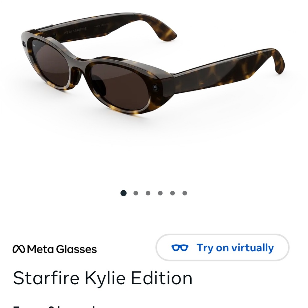 SOLD OUT Meta Starfire Kylie Jenner Edition Glasses Dark Tortoise